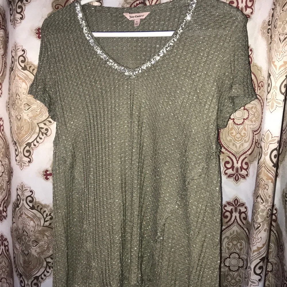 Party shimmer top